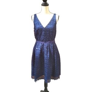 Adrianna Papell Lace And Sequin Dress Homecoming